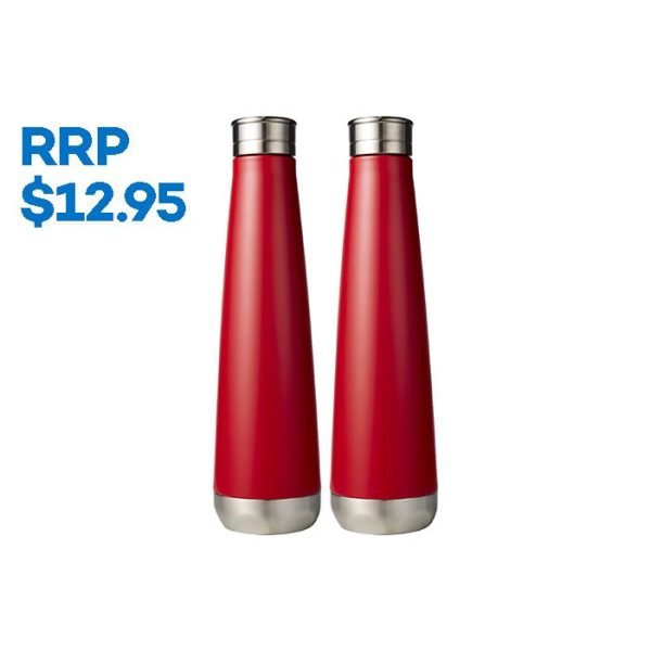 Lotus 500ml Water Bottle - Red