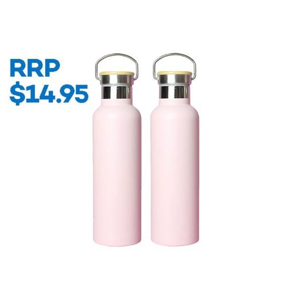 Shadow 750ml Water Bottle - Bubblegum Pink
