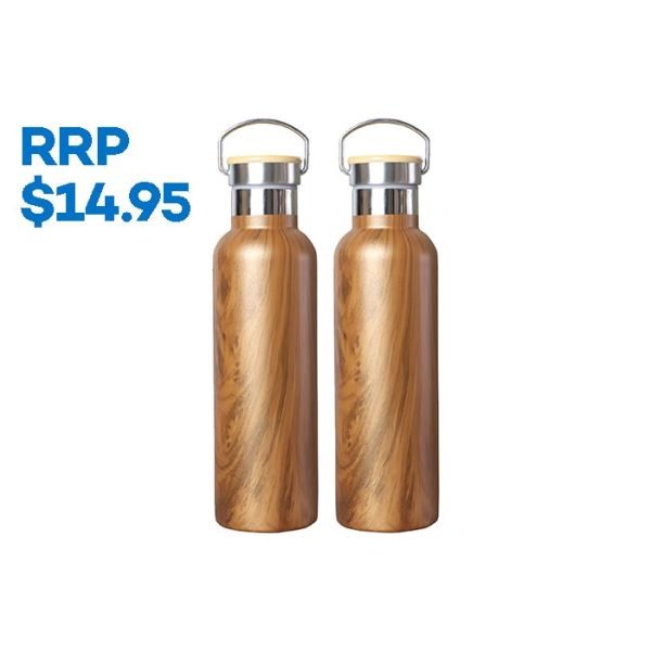 Ecograin 750ml Mirror Finish Shadow Bottle