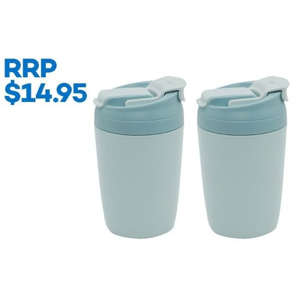 Olive 350ml Reusable Cup - Blue
