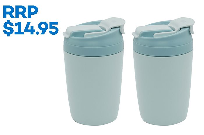 Olive 350ml Reusable Cup - Blue
