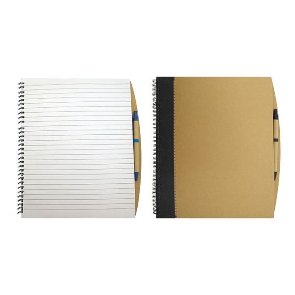 Carlton Notebook Heavy Duty Cardboard Cover/ 70Pgs/ Includes 1x Pen
