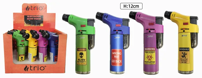 Stand Up Blowtorch Mixed Warning Designs