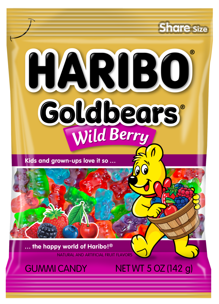 Haribo Gold Bears Wild Berry 141g