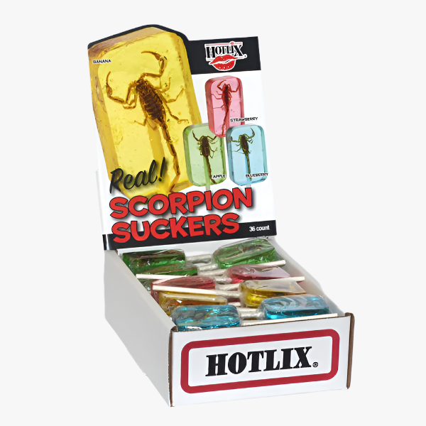 Hotlix Pops - Scorpion Suckers S/F 28g