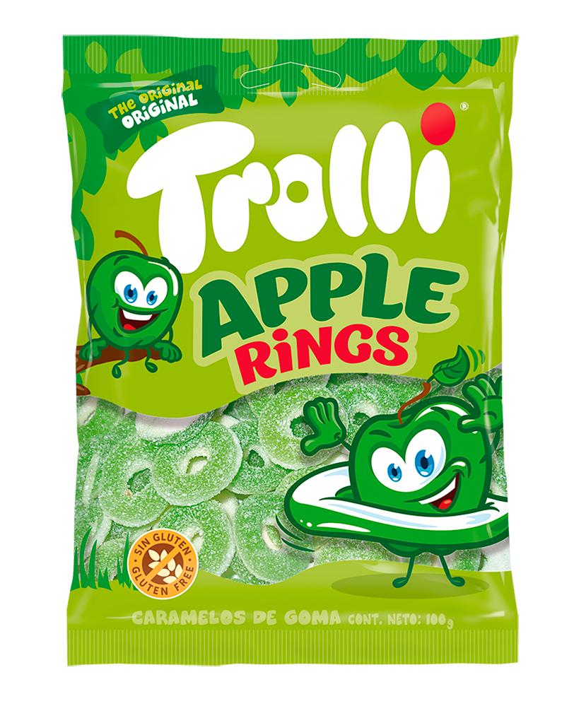 Trolli Spain Apple Rings 100g