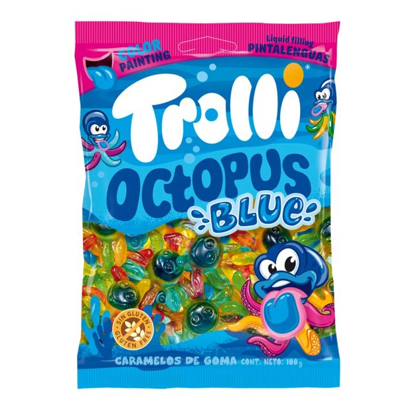 Trolli Spain Blue Octopus 100g