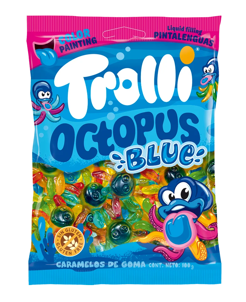 Trolli Spain Blue Octopus 100g