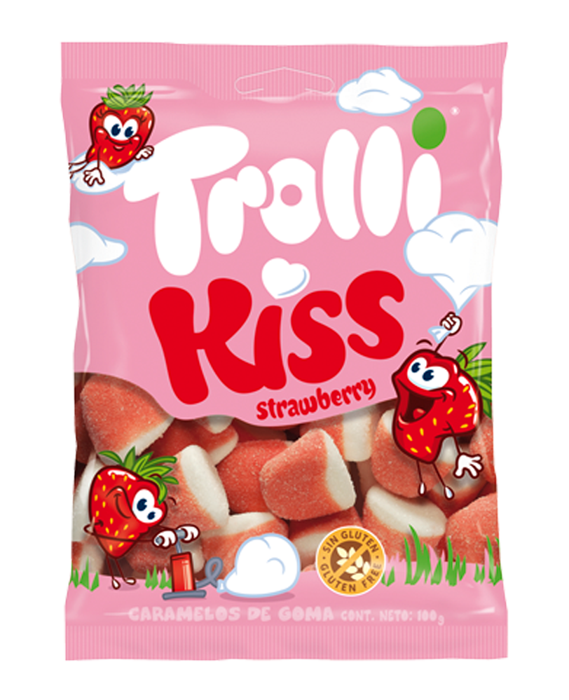 Trolli Spain Kiss Strawberry 100g