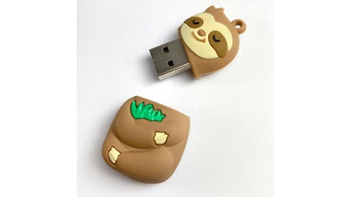 MojiPower USB Flash Drive - 16GB - Sleepy Sloth