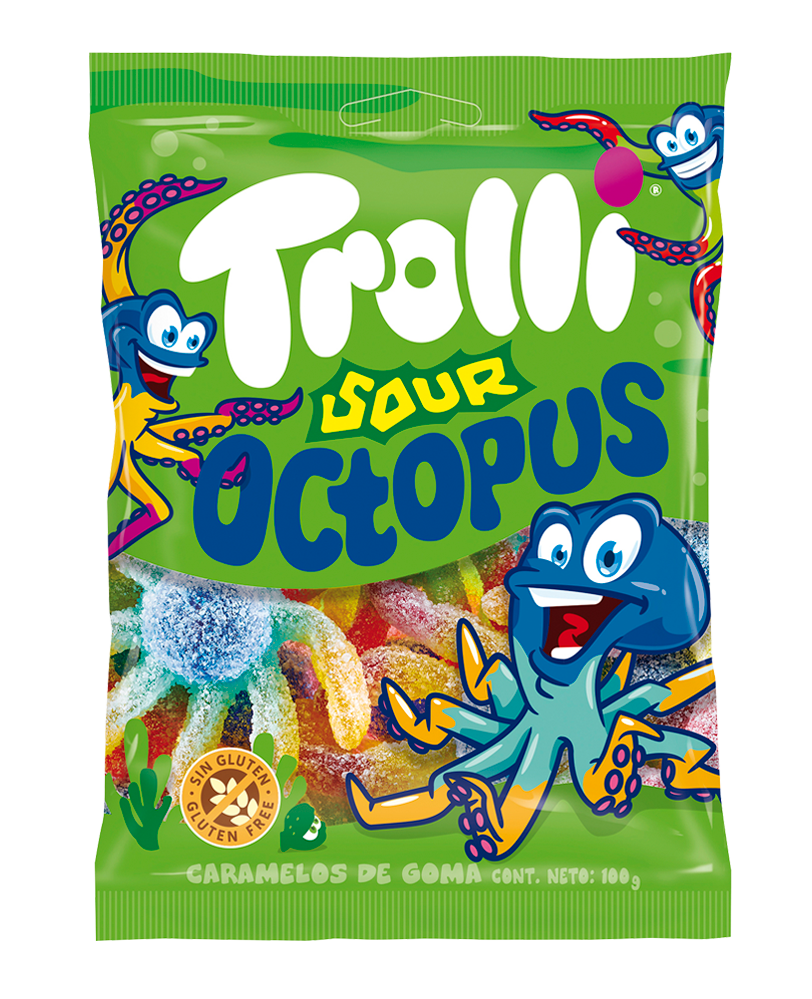 Trolli Spain Sour Octopus 100g