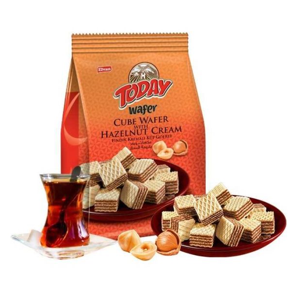 Today Wafer Cube Hazelnut 200g