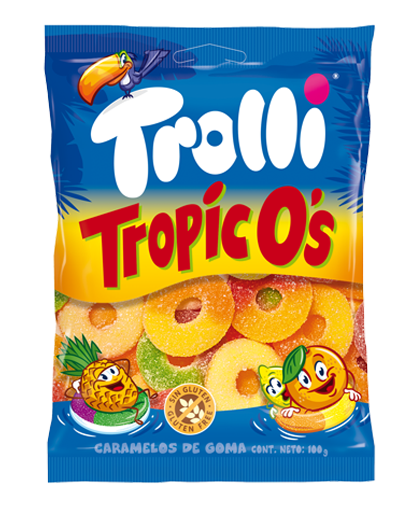 Trolli Spain Tropical O's 100g