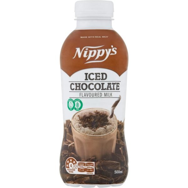 Nippys 500ml Bottle Iced Chocolate Flavoured Milk