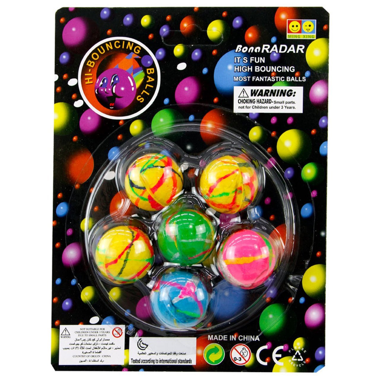 Bouncy Balls 6PK
