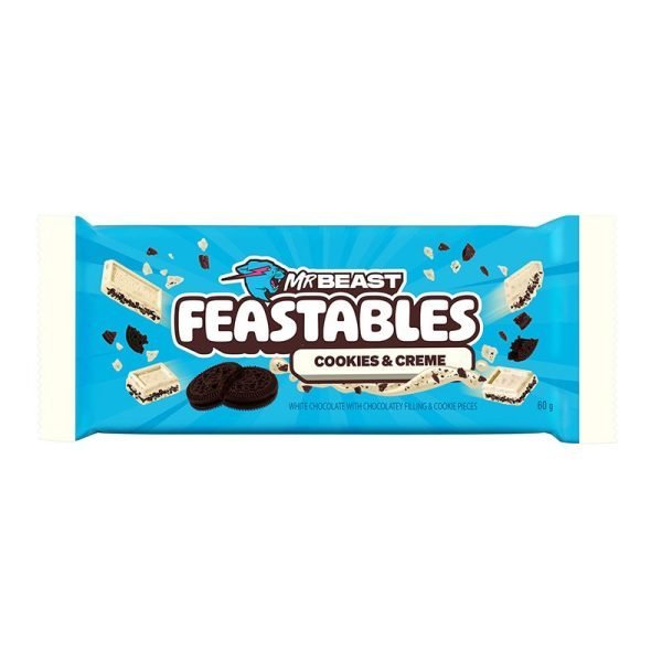 Mr Beast Feastables Chocolate Cookies & Crème 60g