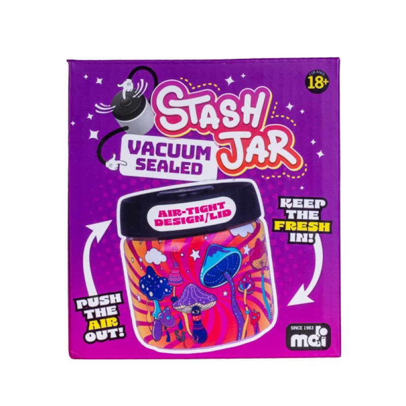 Magic Mushroom Vacuum Sealed Stash Jar - Image 3