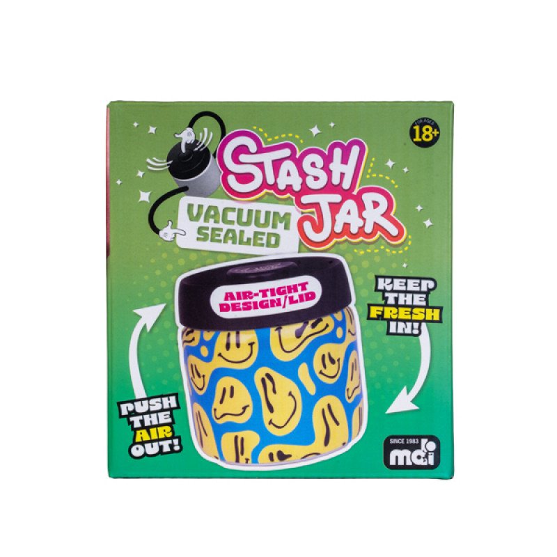 Smilies Vacuum Sealed Stash Jar - Image 3