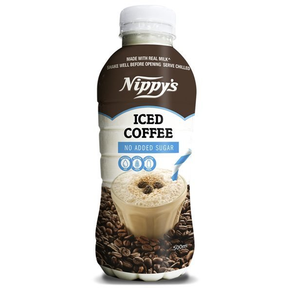 Nippys 500ml Bottle Iced Coffee No Added Sugar Flavoured Milk