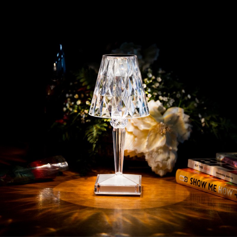 Sparkling Crystal Touch Lamp Shade - Image 3
