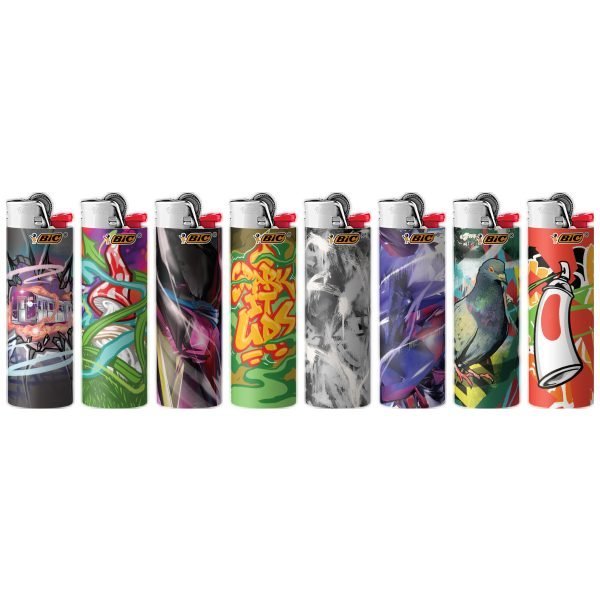 Bic Lighters Print - Street Art