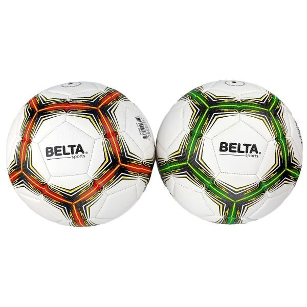 Belta Sports Soccer Ball Size 5 Bright Green/Blue And Red/Yellow C60