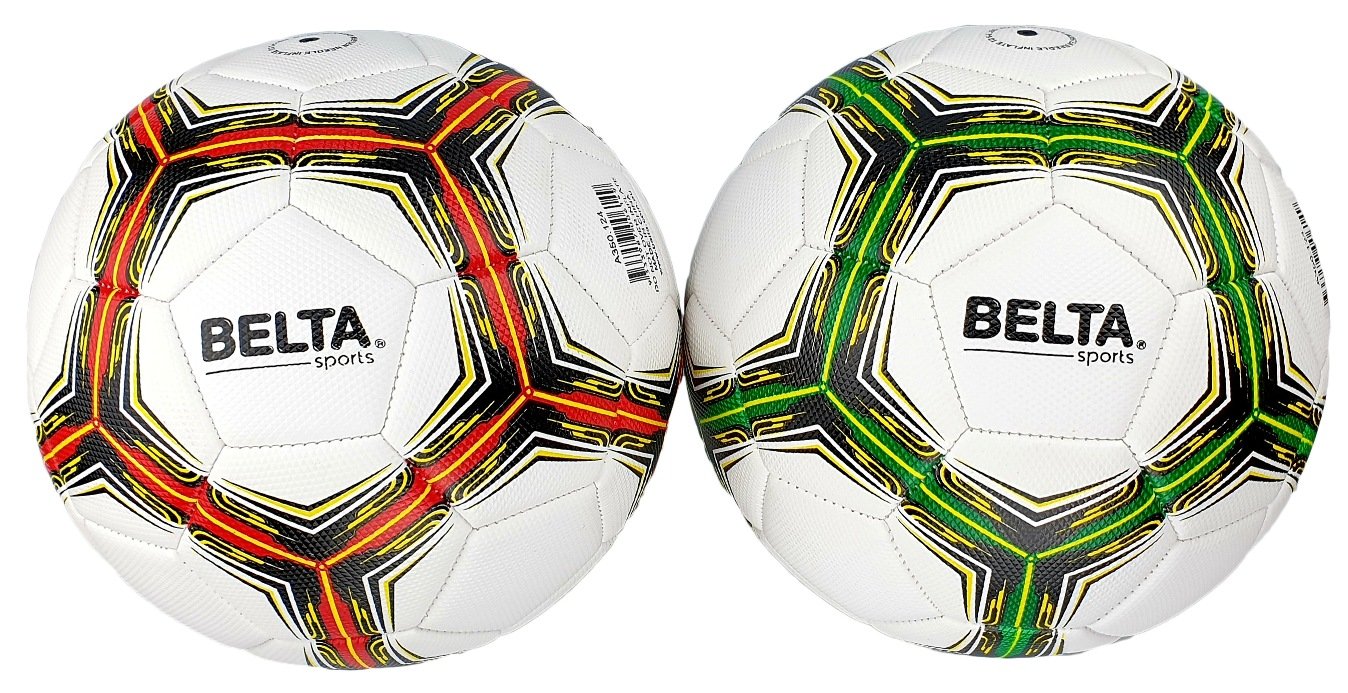 Belta Sports Soccer Ball Size 5 Bright Green/Blue And Red/Yellow C60