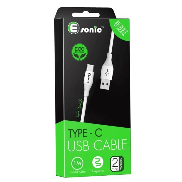 Fancy Eco USB Cable Type-C - White