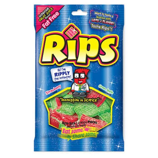 Rips Strawberry Apple Licorice Bites 113g
