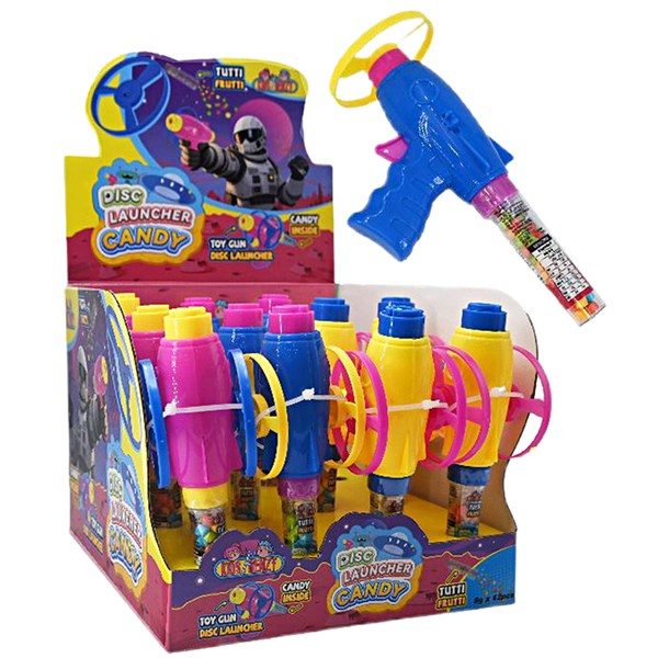 Kidsfrenzy Disc Launcher Candy Gun 8g