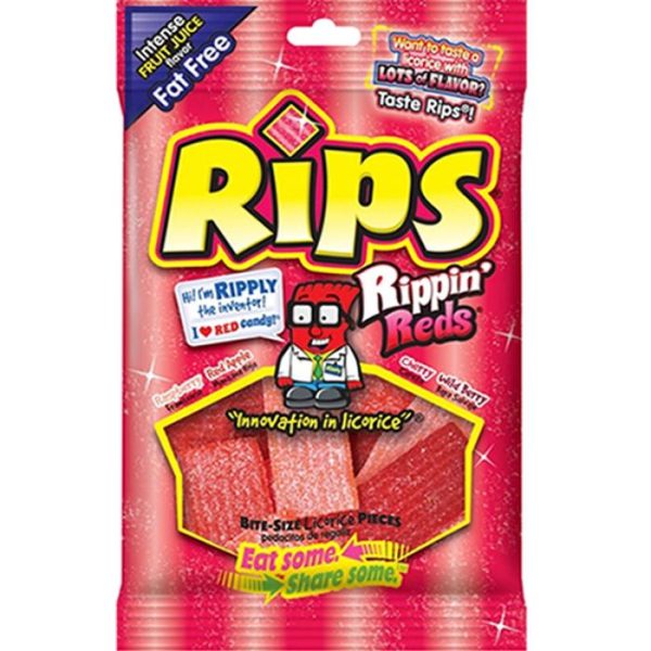 Rips Rippin Red Licorice Bites 113g
