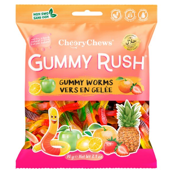 Gummy Rush Worms 90g
