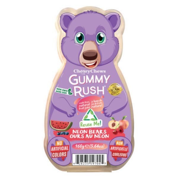 Gummy Rush Neon Bears 160g
