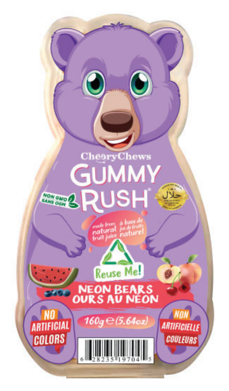 Gummy Rush Neon Bears 160g
