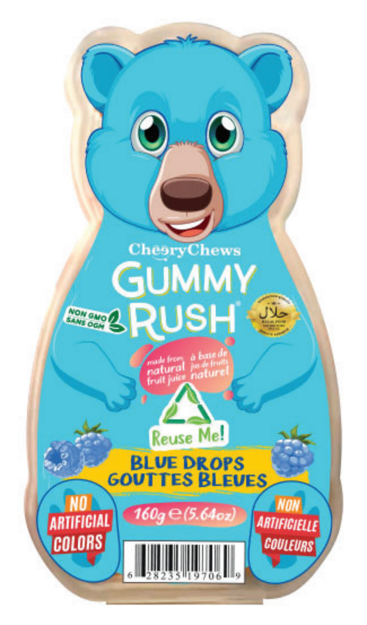 Gummy Rush Blue Drops 160g
