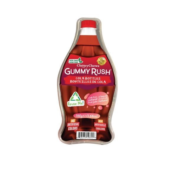 Gummy Rush Cola Bottles 160g