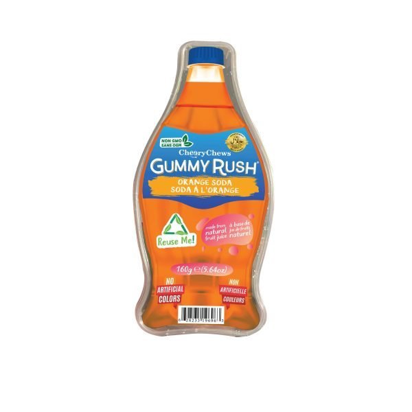 Gummy Rush Orange Soda 160g
