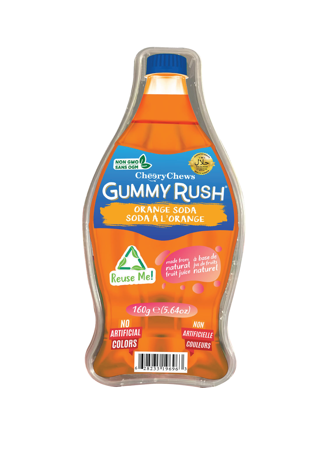 Gummy Rush Orange Soda 160g