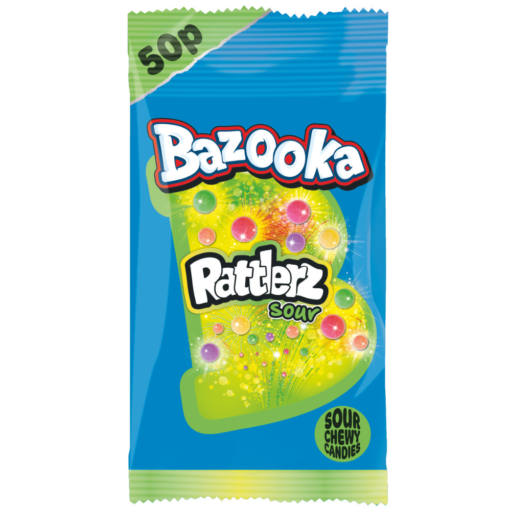 Bazooka Rattlerz Sour Bag 40g