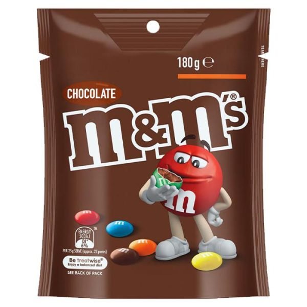 M&M's Milk Chocolate Bag 180g
