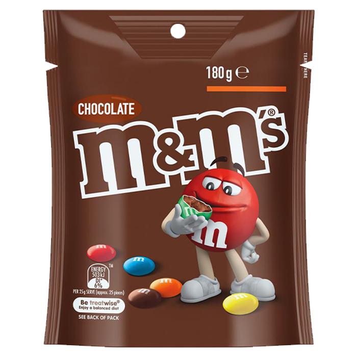 M&M's Milk Chocolate Bag 180g