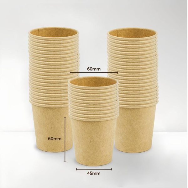 Paper Coffee Cup Single Wall 118mL 50pk (Espresso)