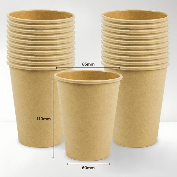 Paper Coffee Cup Single Wall 350mL 50pk (Large)