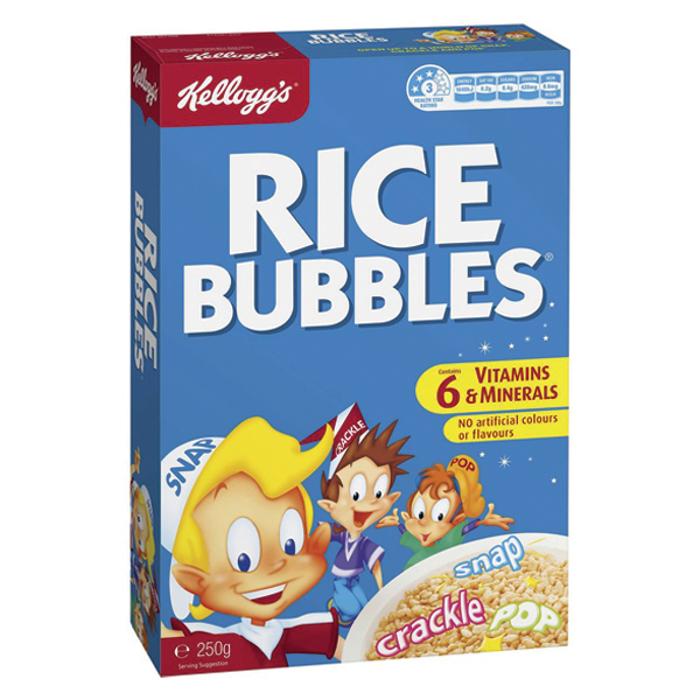 Kellogg's Rice Bubbles Cereal 250g