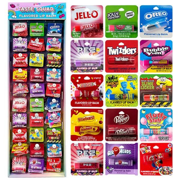 Assorted Candy Lip Balm 150's Floor Stand