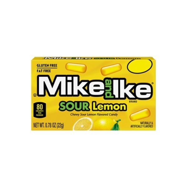 Mike & Ike Mini Box Sour Lemon 22g