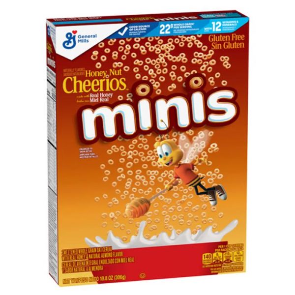 Cheerios Honey Nut Minis Cereal 306g