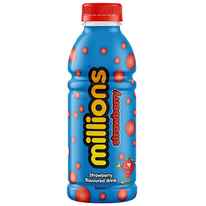UK Millions Strawberry Flavoured Drink 500ml