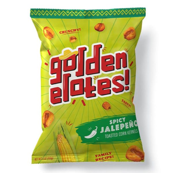 Golden Elotes Jalapeno Toasted Corn Kernels 113g