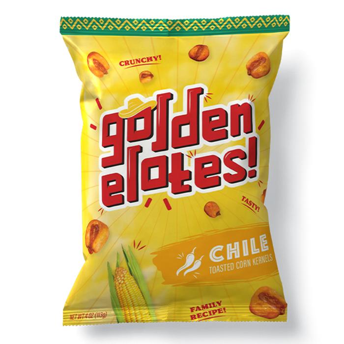 Golden Elotes Chile Toasted Corn Kernels 113g